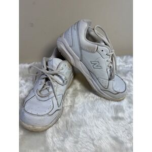 New Balance Walking Strike Womens 8 White Leather Walking Shoes ABZORB Sneakers